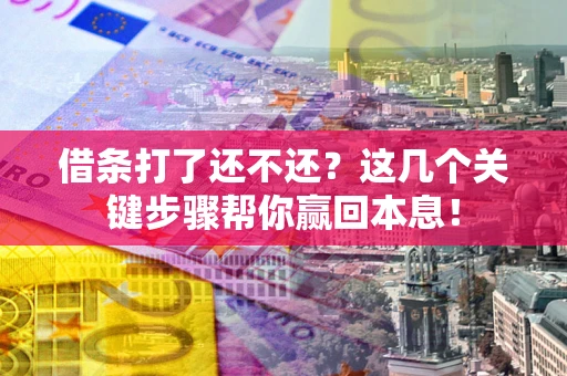 武汉借条打了还不还？这几个关键步骤帮你赢回本息！