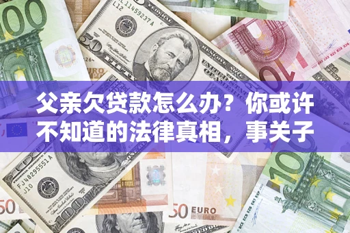 武汉父亲欠贷款怎么办？你或许不知道的法律真相，事关子女未来