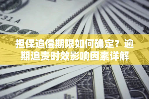 武汉担保追偿期限如何确定？逾期追责时效影响因素详解