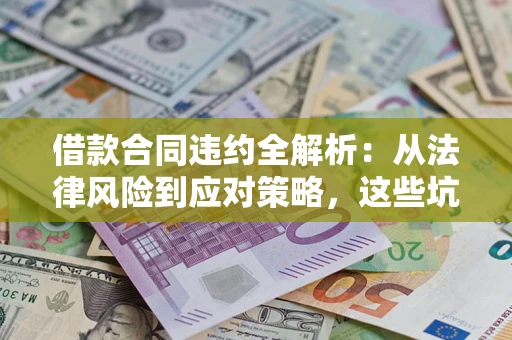 武汉借款合同违约全解析：从法律风险到应对策略，这些坑别再踩！