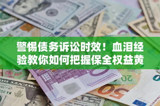 武汉警惕债务诉讼时效！血泪经验教你如何把握保全权益黄金期