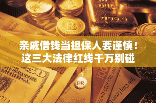 武汉亲戚借钱当担保人要谨慎！这三大法律红线千万别碰