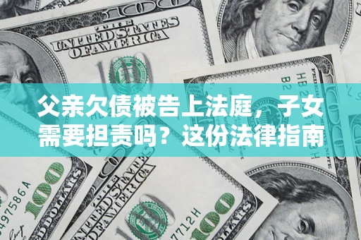 武汉父亲欠债被告上法庭，子女需要担责吗？这份法律指南必须看完