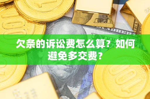 武汉欠条的诉讼费怎么算？如何避免多交费？