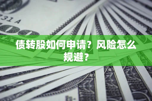 武汉债转股如何申请？风险怎么规避？
