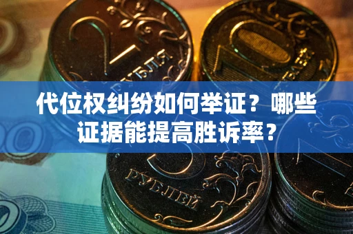 武汉代位权纠纷如何举证？哪些证据能提高胜诉率？