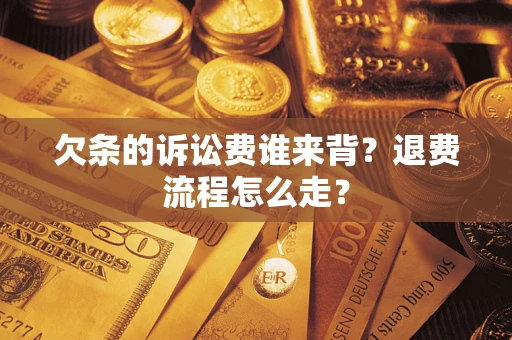 武汉欠条的诉讼费谁来背？退费流程怎么走？